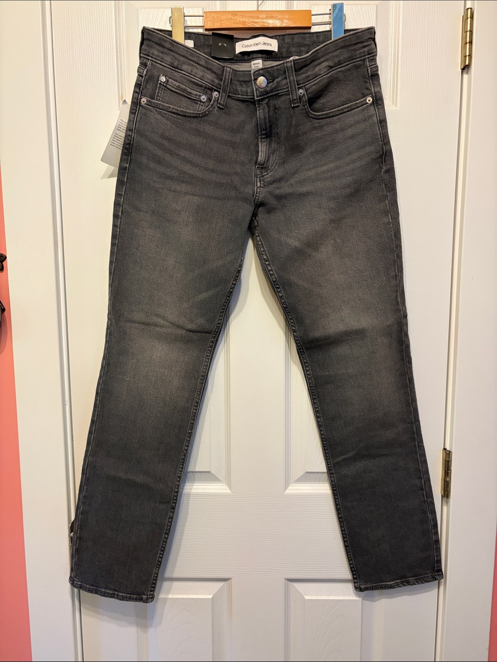 Calvin Klein Jeans Gray Denim Slim Fit men’s 32 x 32 NWT